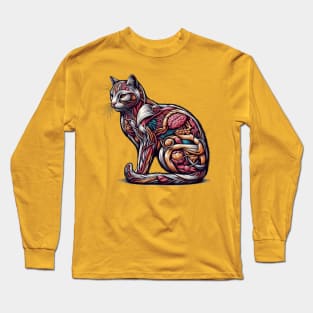 cat anatomy Long Sleeve T-Shirt